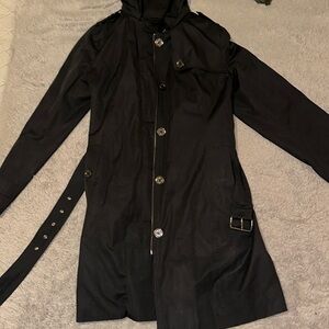 Michael Kors Black All Weather Trench NWOT